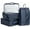 Navy, variant on Brookstone 4-Piece Packing Cube Set Apparel Luggage Organizer and Shoe Bag, Travel Essentials