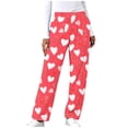 thumbnail image 2 of Pantalons de Pyjama en Polaire pour Femmes, Chauds et Imprimés, Bas de Pyjama en Flanelle, Pantalons de Sport pour Femmes G, 2 of 5
