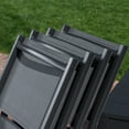 thumbnail image 6 of Hanover Del Mar 5-Piece Outdoor Dining Set with 4 Sling Folding Chairs and a 38" Square Dining Table, 6 of 12