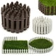 thumbnail image 4 of Cerca de madera en miniatura Inteprter para jardín y patio Blanco 100 x 5 cm, 4 of 6