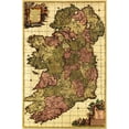 thumbnail image 2 of Art.com Ireland - Panoramic Map Stretched Canvas Print Wall Art by Lantern Press, 24" x 36", 2 of 4