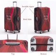 thumbnail image 3 of ZHAOCHENG Funda de equipaje lavable, funda protectora para maletas, antiarañazos, apta para maletas de 18 a 32 pulgadas (raya roja, S) XL, 3 of 5