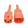 thumbnail image 3 of Tripp Lite 3ft Heavy-Duty Computer Power Cord (IEC-320-C14 to 320-C15), Orange, 3 of 6