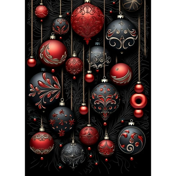 Festival Christmas Decor DIY 5D Diamond Art Paint with Full Drill Round Diamond Gems Painting by Number Kits for Adults Art Craft Home Wall Decoration 15.8x19.8inch