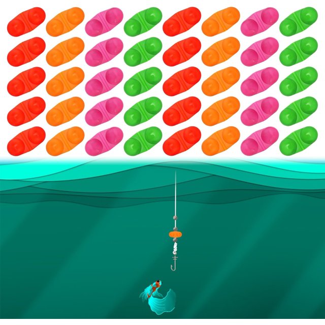 Hochets pour Poisson-Chat, Attracteur de Pêche Double, Hochets pour Pêche, Outils d'Alarme de Pêche Offrant une Excellente performance