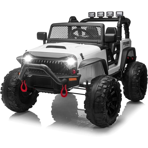 JOYMOR 2 Seat Ride on Car, 12V Kids Electric Car with Remote Control