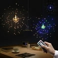 thumbnail image 3 of AMERTEER Waterproof Light LED Hanging Starburst Bouquet Shape Lights Ornament, 3 of 8