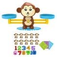 thumbnail image 4 of Juego de equilibrio de monos, juguetes educativos preescolares, equilibrio aritmético, divertido juguete para niños de 3 a 5 años, niño y niña., 4 of 8