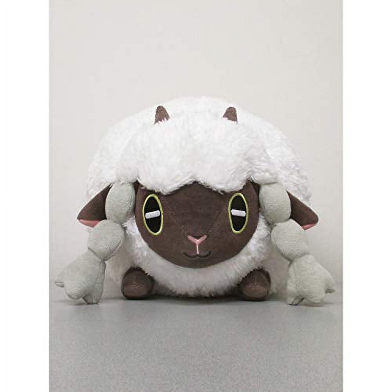 Sanei PZ56 Pokemon Mochifuwa Large Wooloo 13-inch Stuffed Plush