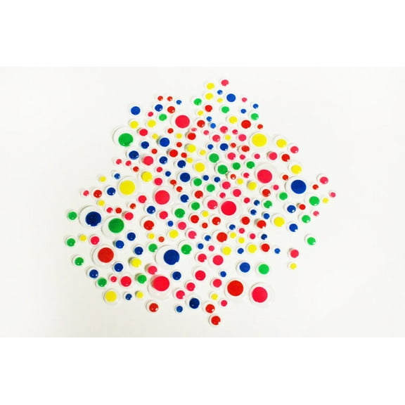 Multi-color Moving Wiggly Wobbly Googly Eyes for Bear & Doll & Scrapbooking Mixed-size More Than 200pcs/pkg