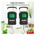 thumbnail image 5 of 75kg/10g Portable LCD Electronic Hand Scale, Handheld Electronic Scale Fishing Hook Scale With Retractable Measuring Tape ,Smart Design, 5 of 7