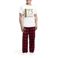 thumbnail image 5 of CafePress - Fancy Vintage 75Th Birthday Men's Light Pajamas - Men's Light Loose Fit Cotton Pajama Set, 5 of 7