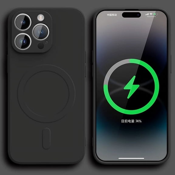 Original liquid silicone for MagSafe wireless charge magnetic case for iPhone 15 14 plus 13 12 11 pro X XR XS Max 7 8 soft cover