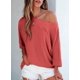 thumbnail image 3 of Top EVALESS Tawny de manga 3/4 con cuello de barco para mujer, moda 2025, 3 of 5