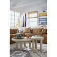 thumbnail image 1 of Bowery Hill Transitional Brown Nesting Cocktail Table With Casters, 1 of 14