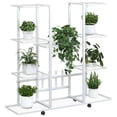 thumbnail image 4 of vidaXL 37.2"x9.6"x36" 6-Tier White Iron Plant Stand with Rust Resistant, 4 of 6