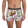thumbnail image 1 of Balery America Landmarks1 Calzoncillos bóxer para hombre, ropa interior de algodón suave y transpirable con cinturilla de nailon-Small, 1 of 5