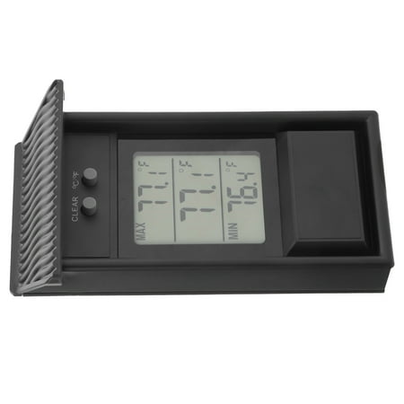 

Thermometer Portable Temperature Gauge Digital Waterproof Compact With Hook For Garden Greenhouse