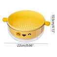 thumbnail image 2 of Fruit Vegetable Double Layer Vegetable Washing Basin, Draining Basket, Kitchen Plastic Fruit Tray, Filter Basket, 2 of 4