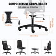 thumbnail image 5 of HCY Office Chair Base Replacement 28" Swivel Chair Base 2500 lbs 4" Stroke, 5 of 6