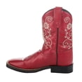 thumbnail image 4 of TuffRider Children's Fire Red Floral Western Boot, 4 of 7