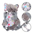 thumbnail image 2 of Kids Elephant Plush Backpack Toy Children Anti-Lost Backpack with Safety Leash, 2 of 8