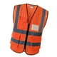 thumbnail image 1 of Equipo de Construcción shamjiam Chaleco reflector de Seguridad con Bolsillos Naranja L, 1 of 8