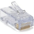 thumbnail image 2 of 100009C - MODULAR PLUG 8P8C EZ-RJ45 CAT6 SOL/STR RND (10 pcs/pkg), 2 of 3