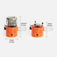 thumbnail image 1 of APG Four Extérieur, Réchaud Extérieur - Réchaud à Glace - Réchaud Portable 2000w Idéal pour Rester au Chaud Réchaud à Glace 2000w, 1 of 7