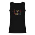 thumbnail image 4 of Dianli Men’s Performance Tank Gym Yoga Crew Neck Basic Summer Beach Loose Fit Sleeveless Casual Rainbow Graphic Tank Tops Workout Tank Top Sports Base Layer Running Basketball Summer Saving Black M, 4 of 4