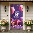 thumbnail image 6 of Happy 14th Birthday Celebration Backdrop Background Banner Party Supplies Decoration Photography Props Gift Balloon Décor, 6 of 8