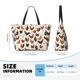 thumbnail image 4 of Fotbe Roosters and Chickens Bolsa de Viaje para Playa - Resistente al Agua, Bolsa Tote de Gran Capacidad y Ligera con 7 Bolsillos para Mujeres y Hombres, 4 of 7
