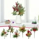 thumbnail image 1 of Aguja Simulada, Arreglo Floral Navideño con Plantas Verdes, Decoración para Árbol de Navidad, 1 of 7