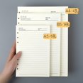 Looseleaf refill notebook 6hole A5 looseleaf paper 9hole B5