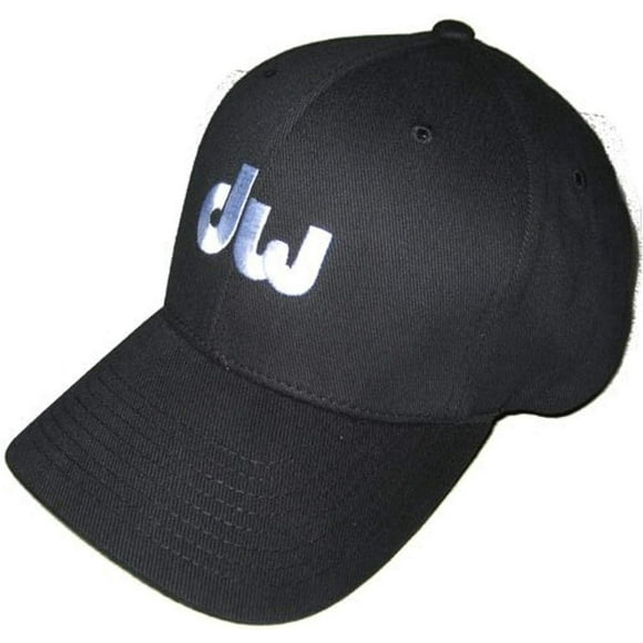 Drum Workshop, Inc. Flex Fit Hat, Black, with White Embroidered DW Logo, L/XL