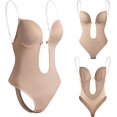 thumbnail image 1 of Sujetador moldeador de cuerpo sin espalda para mujer, body de boda invisible sin espalda, sujetador push up sin costuras, ropa interior con correa transparente para vestido de fiesta de boda, 1 of 5
