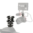 thumbnail image 2 of Ulanzi PT-3S 3 Cold Shoe On-Camera Mount Adapter Extend Port for Canon Nikon Pentax DSLR, 2 of 7