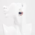 thumbnail image 5 of YYKihy Patriotic Metal Earrings USA Independence Day American Flag Earrings 4th Of July Earrings Patriotic Star Earring For Independence Day, 5 of 8