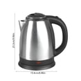 thumbnail image 3 of HIBIBUD 2026 New Electric Kettle Stainless Steel Hot Water Kettle with Auto Shut Off and Boil Dry Protection Tech Electric Hot Water Pot Fast Boil for Coffee Tea Beverages, 3 of 7