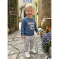 thumbnail image 5 of BemeyourBBs Toddler Baby Boy Fall Winter Clothes Infant Baby Boys Outfits Mommy's Little Prince Letters Crown Printed Long Sleeve Crewneck Sweatshirt Elastic Waist Jogger Pants Set, 5 of 9