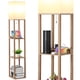 thumbnail image 1 of Lámpara de estante SHINE HAI, 160 cm, madera, 3, toma de corriente USB tipo C, 1 of 7