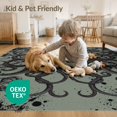 thumbnail image 4 of ODIKA 8'x10' Washable Area Rug Rum Horror Stormy Cephalopod Tentacle Weathered Maritime Doormat for King Size Bedroom Under Bed, Master Suite, Non-Shedding, Easy Care, 4 of 7