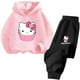 thumbnail image 2 of Ropa para niñas Conjuntos de ropa para niñas Conjuntos de sudaderas con capucha de Hello Kitty Ropa para niñas de 2 a 13 años Tops Trajes de camión Trajes deportivos Sudaderas con capucha, 2 of 5