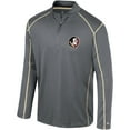 thumbnail image 2 of Men's Colosseum Black Florida State Seminoles Cameron Quarter-Zip Windshirt, 2 of 3