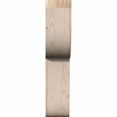 thumbnail image 2 of 5 1/2"W x 10"D x 26"H Crestline Smooth Corbel, Douglas Fir, 2 of 9
