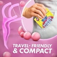thumbnail image 5 of Dental Floss Picks, Double Bubble Flavored, 300 Count, Disposable Toothpick Flosser for Adults and Kids, 5 of 7