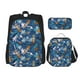 thumbnail image 1 of Easygdp Hawaiian Style Mochila para Niños y Niñas con Set de Caja de Almuerzo y Estuche para Lápices 3 en 1, Mochila Escolar Estampada para Adolescentes, 1 of 7