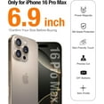 thumbnail image 2 of TORRAS Magnetic Slim-Fit for iPhone 16 Pro Max Case, Ultra-Thin 16 ProMax Phone Case Compatible with MagSafe, Light Anti-Scratch Matte Hard PC Bayer 6.9 inch OriginFit, Black,Gold, 2 of 5