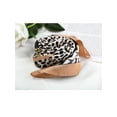 thumbnail image 2 of Allegra K Women's Houndstooth Leopard Print Square Scarf Kerchief Neckerchief, 2 of 5