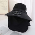 thumbnail image 4 of Kcolen Sun Hat Women Uv Protection Solar Fan Bucket Hat for Outdoor Sports UPF50+ Wide Brim Sun Summer Fishing Technology Hat, 4 of 4
